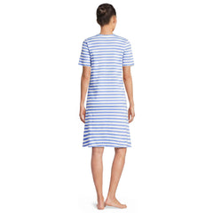 Women's Cotton Interlock Short Sleeve Knee Length Gown