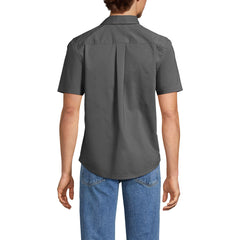 School Uniform Men's Big Ripstop Short Sleeve Utility Work Shirt