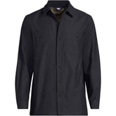 Men's Big Lined Waffle Shirt Jacket