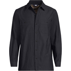 Men's Lined Waffle Shirt Jacket