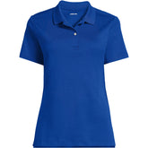 School Uniform Women's Short Sleeve Feminine Fit Interlock Polo Shirt
