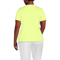 Plus Size Supima Cotton V-Neck T-Shirt