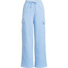 Women's Plus Size Serious Sweats High Rise Wide Leg Cargo Pant - Set Bottom