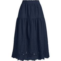 Women's Voile Eyelet Maxi Skirt