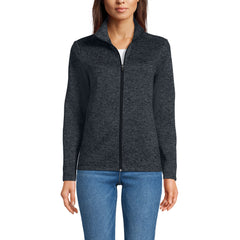 School Uniform Women's Sweater Fleece Zip Front Jacket