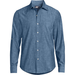 Men's Roll Sleeve Chambray Shirt