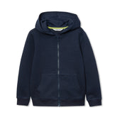 Boys Texture Knit Zip Up Hoodie