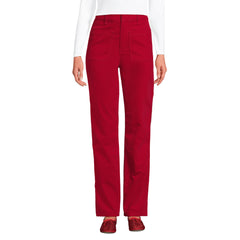 Women's Petite Corduroy High Rise Rail Straight Leg Pants