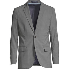 School Uniform Men's Big Washable Wool 2 Button Tailored Fit Suit Jacket