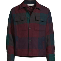 Men's Tall Wool Blend Shirt Jacket