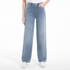 Women's Rigid Denim Mid Rise Baggy Jeans
