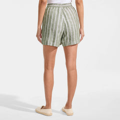 Women's Linen Above the Knee Skort