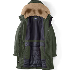 Women's Plus Size Squall Waterproof Sherpa Lined Hood Parka