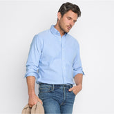 Men's Tall No Iron Supima Cotton Oxford Dress Shirt