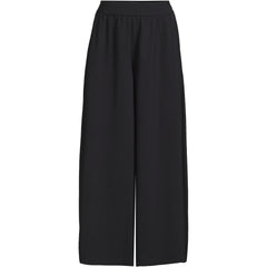 Women's Plus Size Creaseless High Rise Palazzo Crop Pants