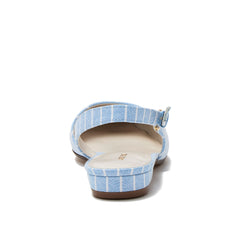 Women's Chambray Slingback Low Heels