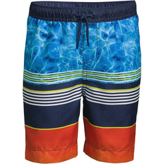 Boys Printed Volley Swim Trunks
