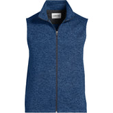 Unisex Sweater Fleece Zip Front Vest