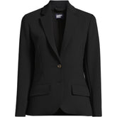 Women's Plus Size Crepe Fluid Blazer