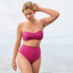 Women's Shine High Waisted Bikini Bottoms