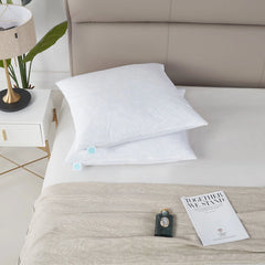 Martha Stewart European Square Feather Firm Pillow 2 Pack
