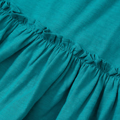 Girls Ruffle Asymmetrical Dress