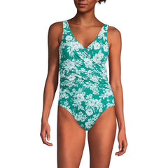 Women's SlenderSuit Wrap One Piece Swimsuit