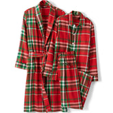 Men's Flannel 3 Piece Pajama Set
