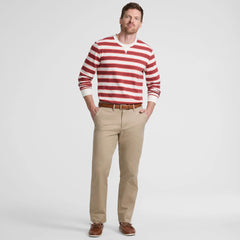 Men's Travel Kit Comfort Waist Athletic Fit Chino Pant