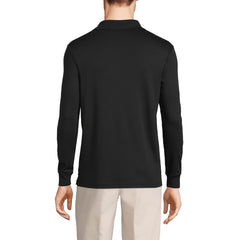 Men's Tall Long Sleeve Cotton Supima Polo Shirt