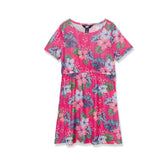 Girls Short Sleeve Mesh Cover Up