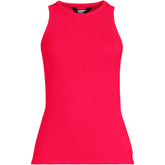 Women's Plus Size Drapey Rib Skimming Tank Top