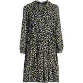 Women's Plus Size Chiffon Above the Knee Adjustable Dress