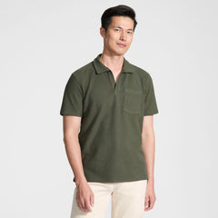 Men's Short Sleeve Honeycomb Johnny Polo