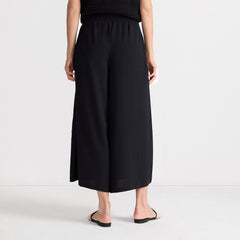 Women's Tall Creaseless High Rise Palazzo Crop Pants