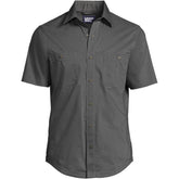 School Uniform Men's Ripstop Short Sleeve Utility Work Shirt