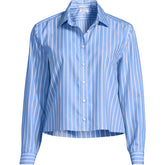 Women's Tall No Iron Boxy Cropped Shirt