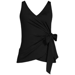 Women's Side Tie Tankini Top