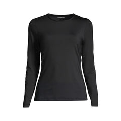 Women's Petite SunShade UPF 50 Long Sleeve Rash Guard Swim Tee
