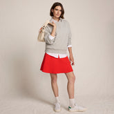 Women's Petite Starfish Drop Waist Above the Knee Skirt