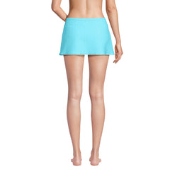 Women's Texture Mini Swim Skirt Swim Bottoms