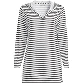 Women's Plus Size SunShade UPF 50 Hooded Mini Swim Swim Cover-Up Dress