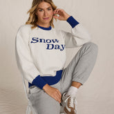 Women's Ultrasoft Placed Jacquard Jersey Crew Neck Sweater