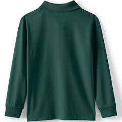 School Uniform Women's Long Sleeve Rapid Dry Polo Shirt
