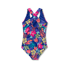 Girls Plus Chlorine Resistant One Piece Swimsuit