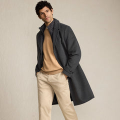 Men's Tall Wool Blend Top Coat