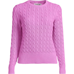 Women's Petite Drifter Modern Cable Crew Sweater