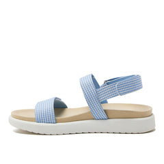 Women's Comfort Adjustable Gingham Sandals