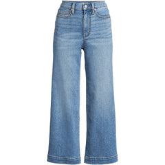 Women's Recover Denim High Rise Wide Leg Crop Jeans