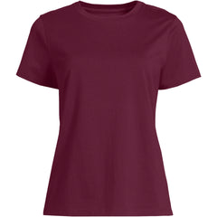 School Uniform Women's Supima Jersey Short Sleeve Relaxed Tee Shirt